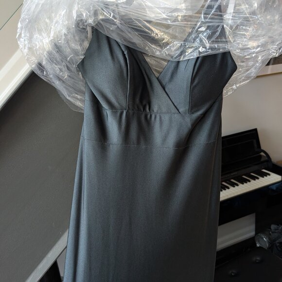 Formal Dress/Evening Gown (Blue/Green) 26" W (Professionally Cleaned) - Picture 7 of 11